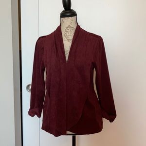 Kut from the Kloth Faux Suede Berry Jacket - L